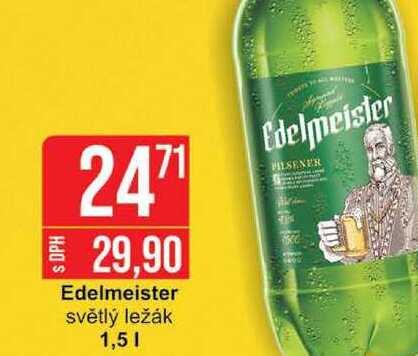 Edelmeister světlý ležák 1,5l