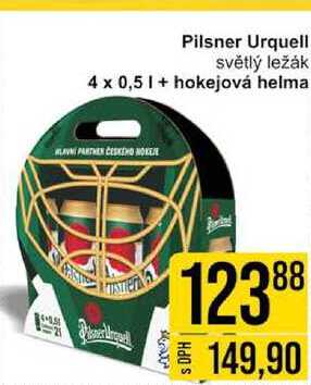 Pilsner Urquell světlý ležák 4 x 0,5l