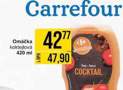 Carrefour Omáčka koktejlová 420 ml 