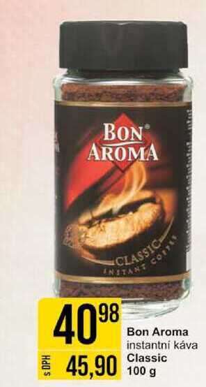Bon Aroma instantní káva Classic 100 g  v akci