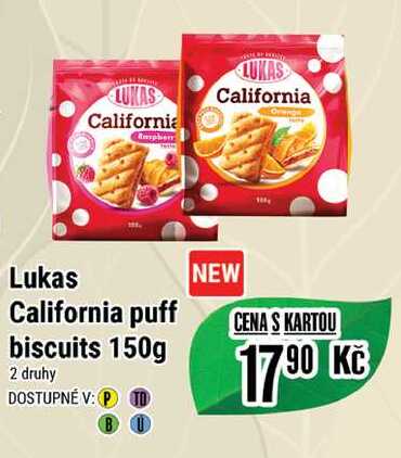 Lukas California puff biscuits 150g 