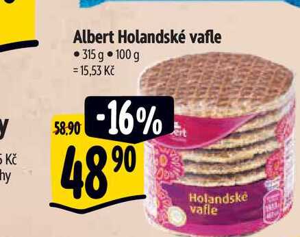   Albert Holandské vafle • 315 g  