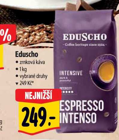   Eduscho  zrnková káva • 1kg 