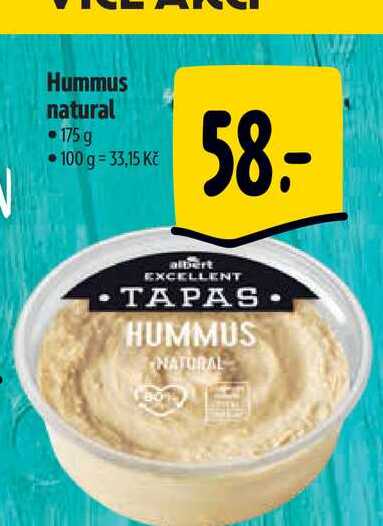 Hummus natural  175 g  
