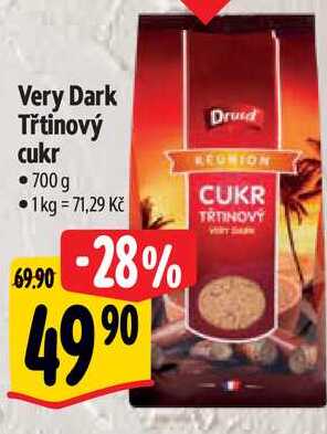Very Dark Třtinový cukr, 700 g 