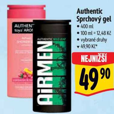Authentic Sprchový gel, 400 ml 