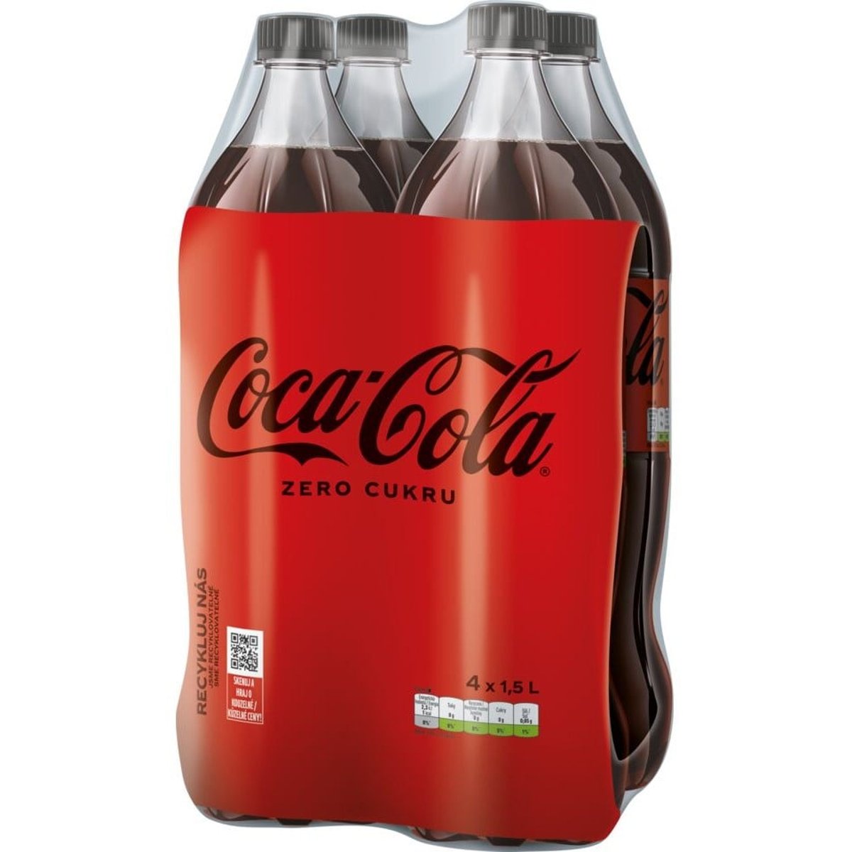 Coca-Cola Zero multipack (4×1,5 l)