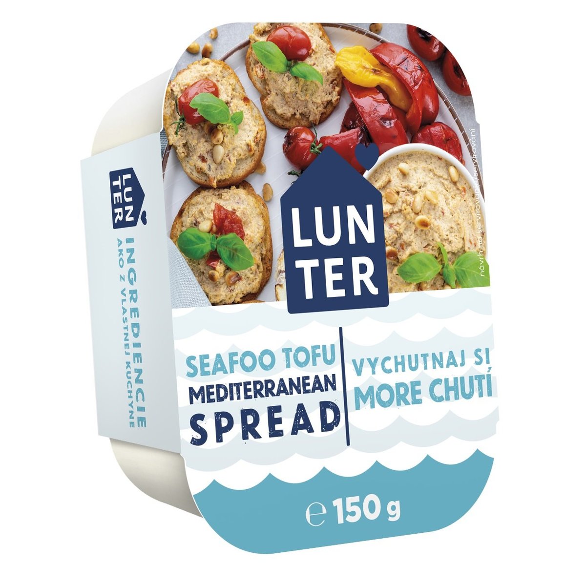 Lunter Seafoo tofu Mediterranean rostlinná pomazánka