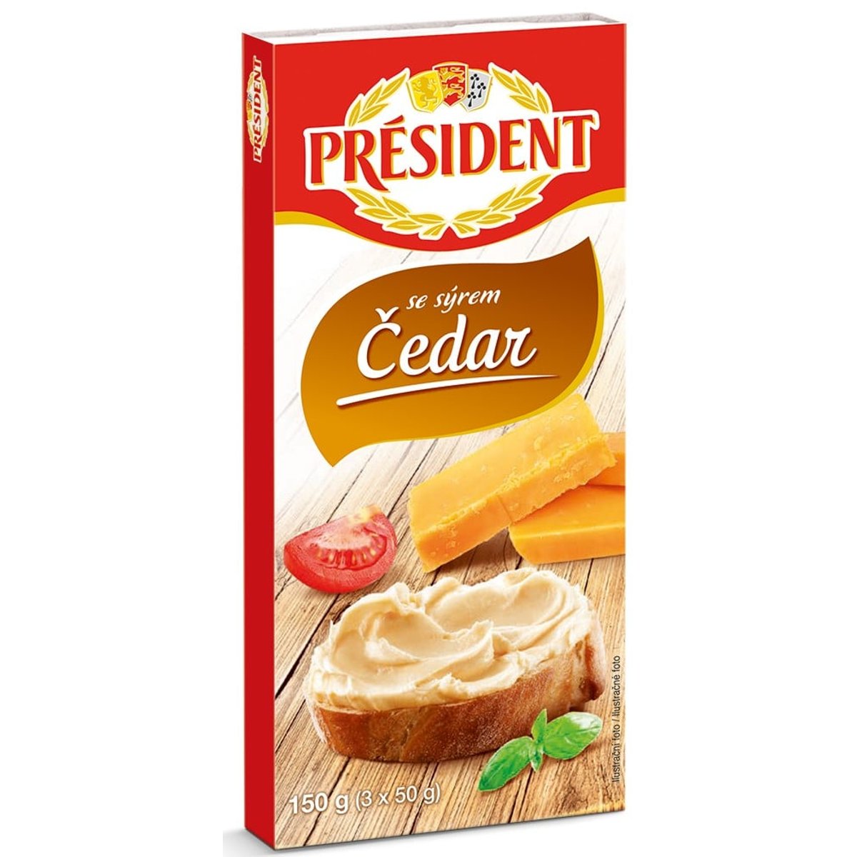 Président Tavený sýr Čedar