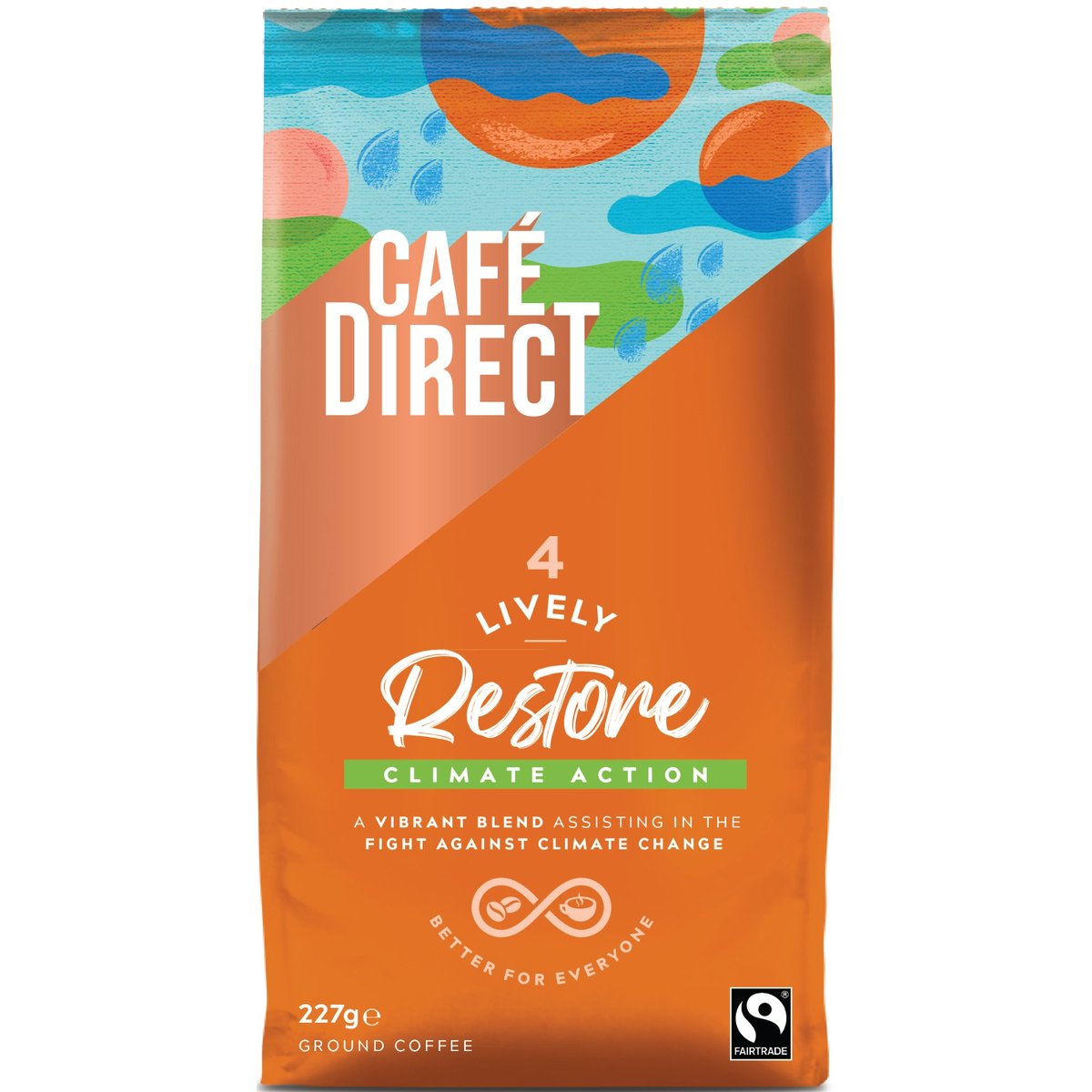 Cafédirect Lively mletá káva s tóny karamelu