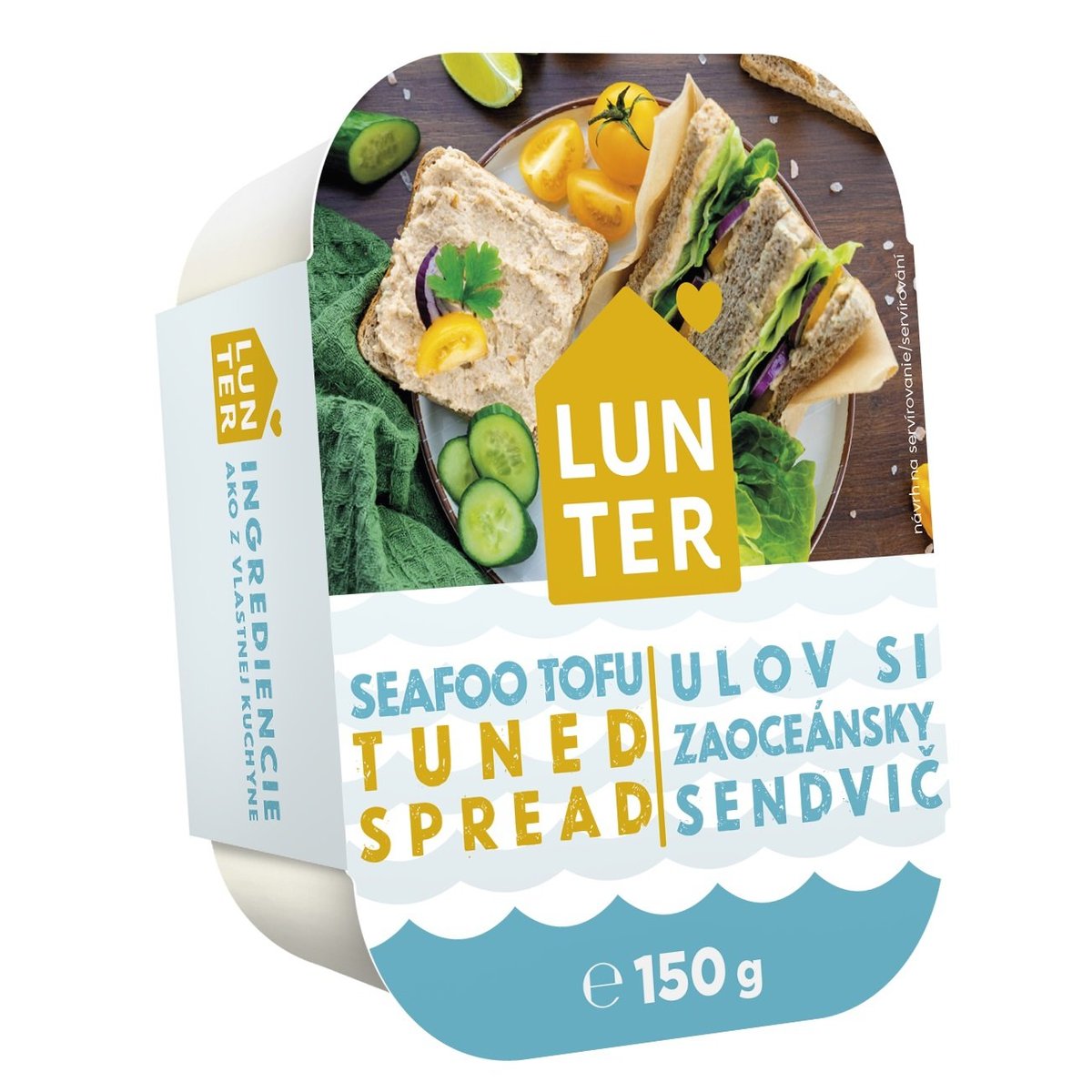 Lunter Seafoo tofu Tuned rostlinná pomazánka