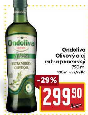 Ondoliva Olivový olej extra panenský 750 ml