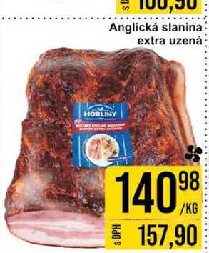 Anglická slanina extra uzená 1kg