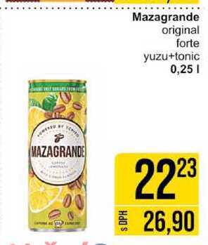 Mazagrande original forte yuzu+tonic 0,25l