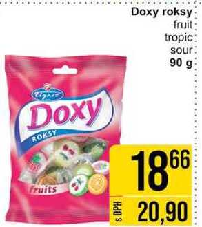 Doxy roksy fruit tropic sour 90 g