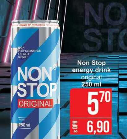 Non Stop energy drink original 250 ml 