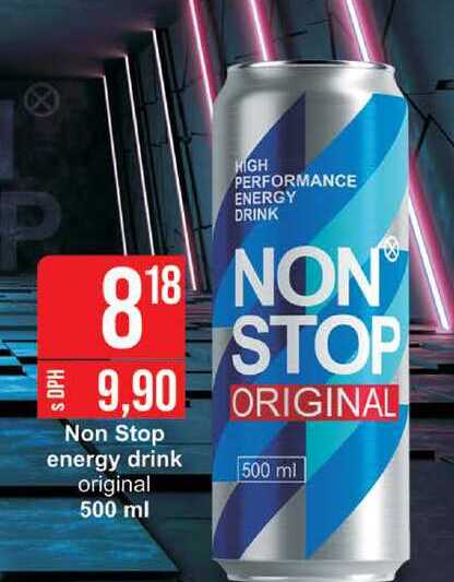 Non Stop energy drink original 500 ml