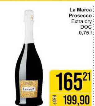 La Marca Prosecco Extra dry DOC 0,75l
