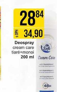 Deospray cream care tiaré+monoi Soft 200 ml 
