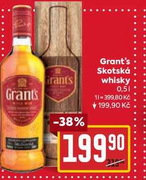 Grant's Skotská irants whisky 0,5l