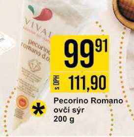 Pecorino Romano ovčí sýr 200 g 