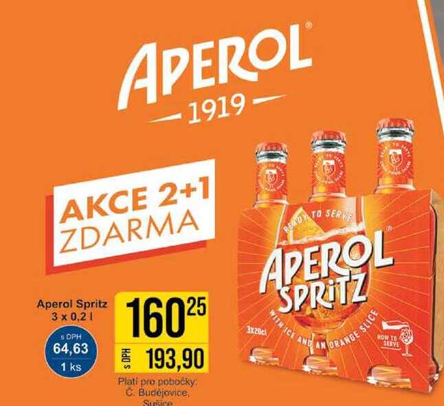 Aperol Spritz 3 x 0,2l
