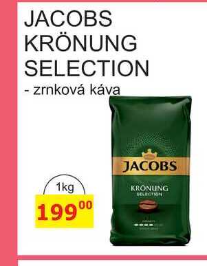 Jacobs Krönung zrnková pražená káva 1kg