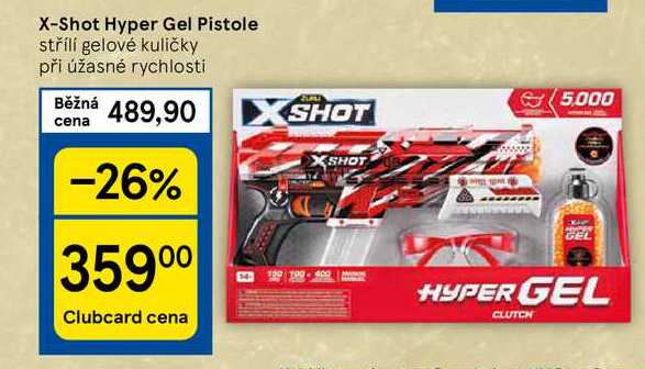 X-Shot Hyper Gel Pistole střílí gelové kuličky při úžasné rychlosti 