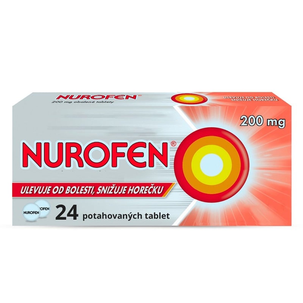 NUROFEN 200MG Obalená tableta 24