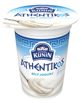 Mlékárna Kunín Athentikos jogurt bílý