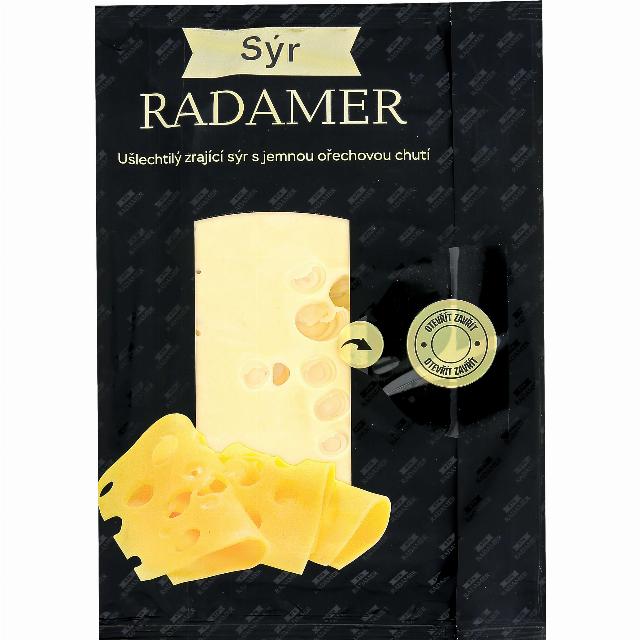 Radamer Polotvrdý sýr s oky natur/uzený
