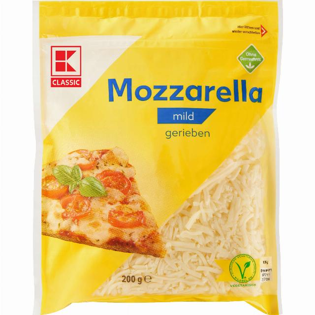 K-Classic Mozzarella strouhaná