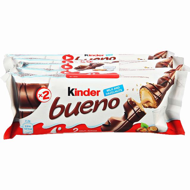 Kinder Bueno Plněné čokoládové tyčinky