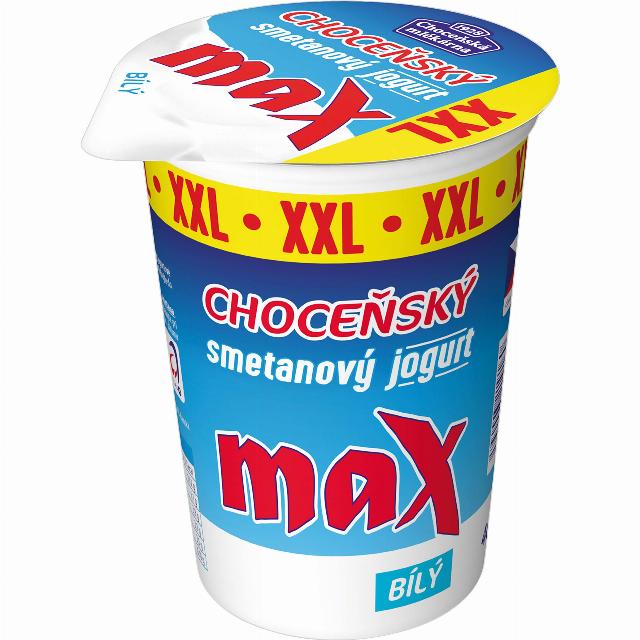 Choceňský MAX Smetanový jogurt bílý