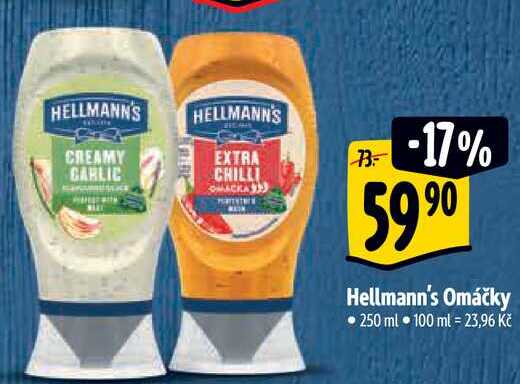  Hellmann's Omáčky  250 ml  