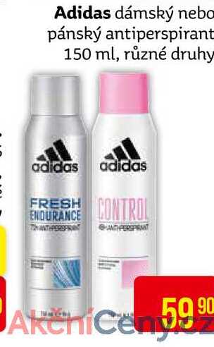 Adidas dámský nebo pánský antiperspirant 150 ml, různé druhy