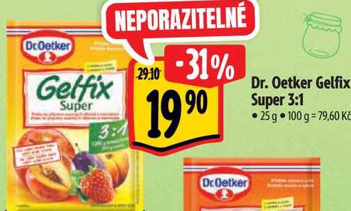 Dr Oetker Gelfix Super 3:1  25 g