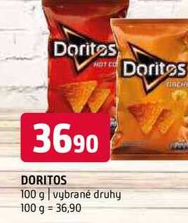 Doritos vybrané druhy 100 g