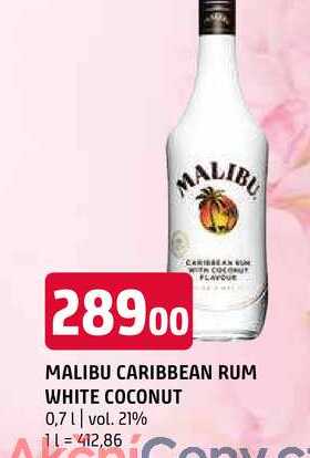 Malibu caribbean rum white coconut 0,7l