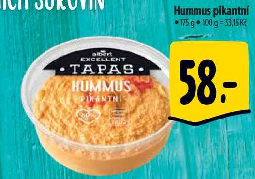 Hummus pikantní, 175 g 