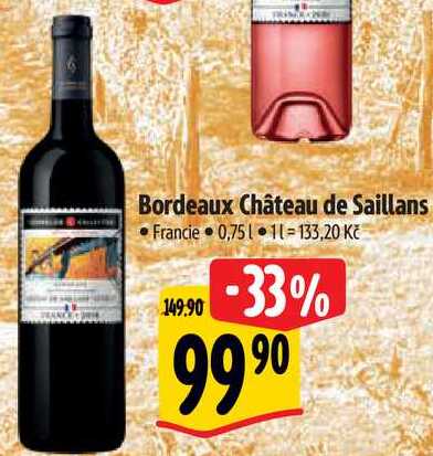 Bordeaux Château de Saillans, 0,75 l
