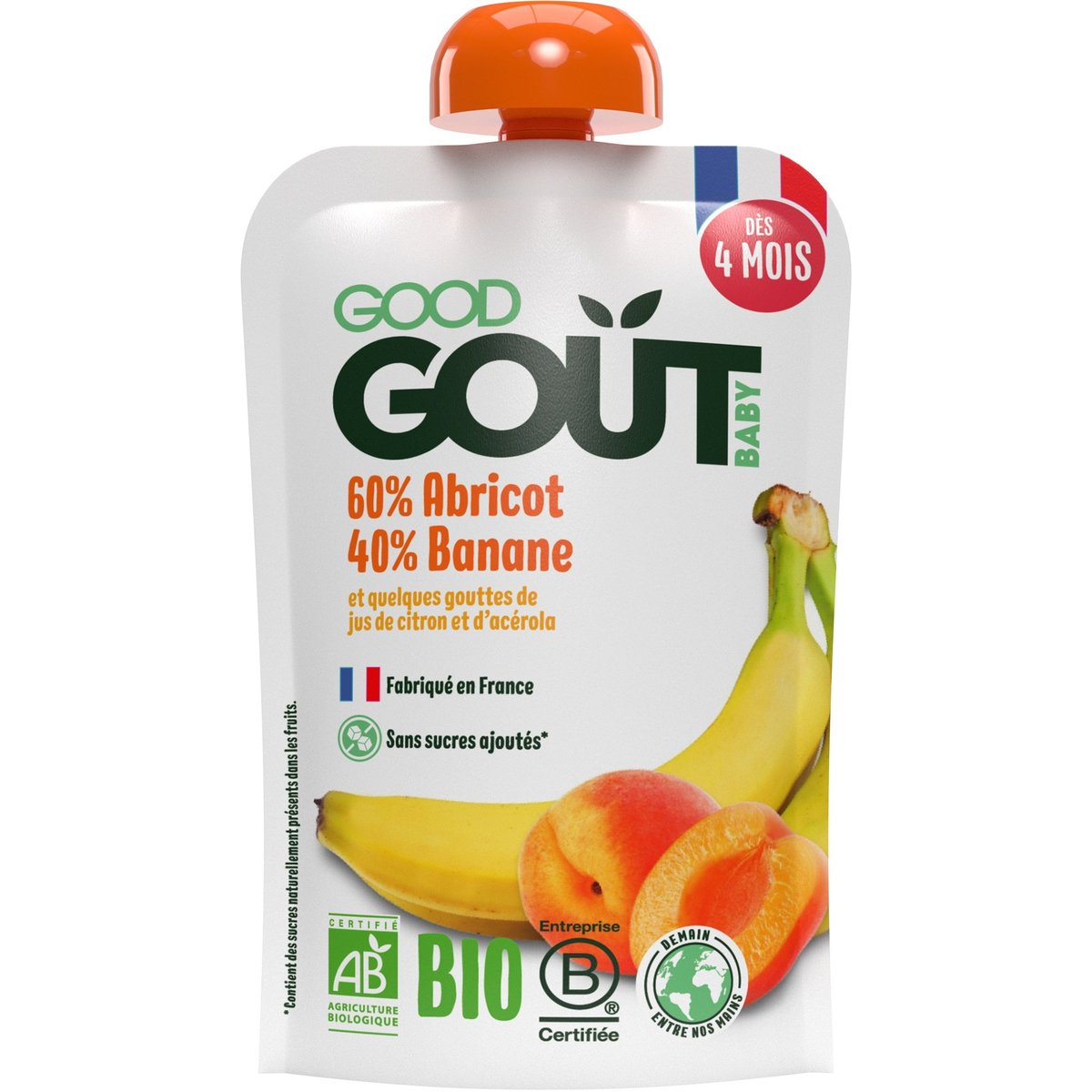 Good Gout BIO Kapsička meruňka a banán