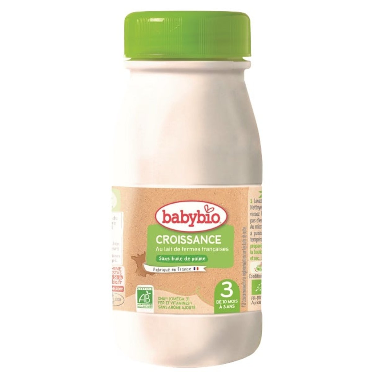 Babybio BIO Tekuté kojenecké mléko 3 Croissance