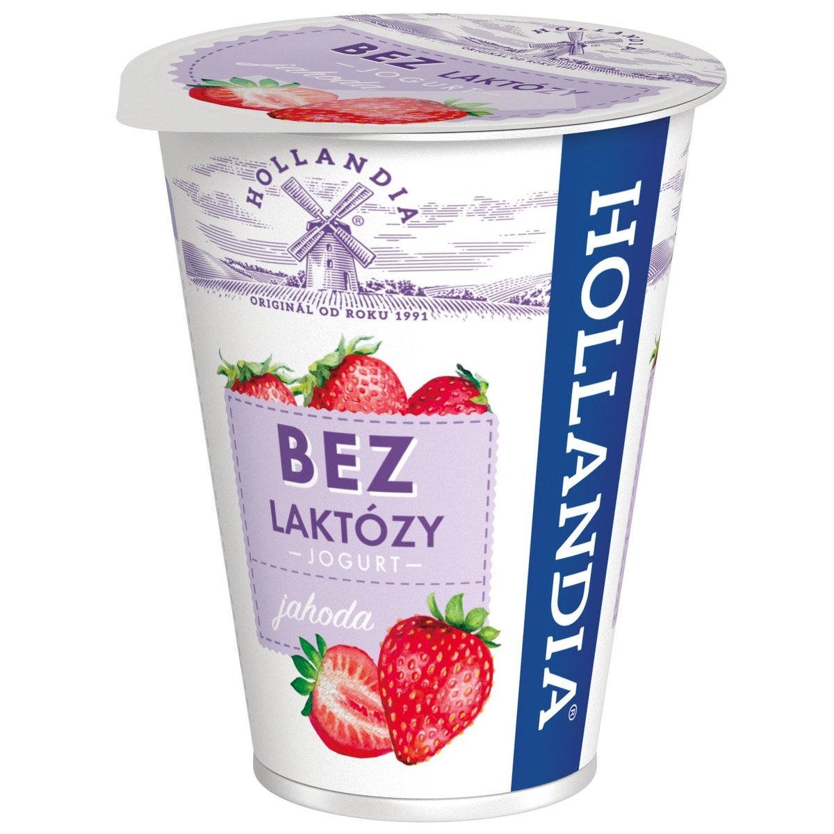 Hollandia Krémový jogurt jahoda bez laktózy
