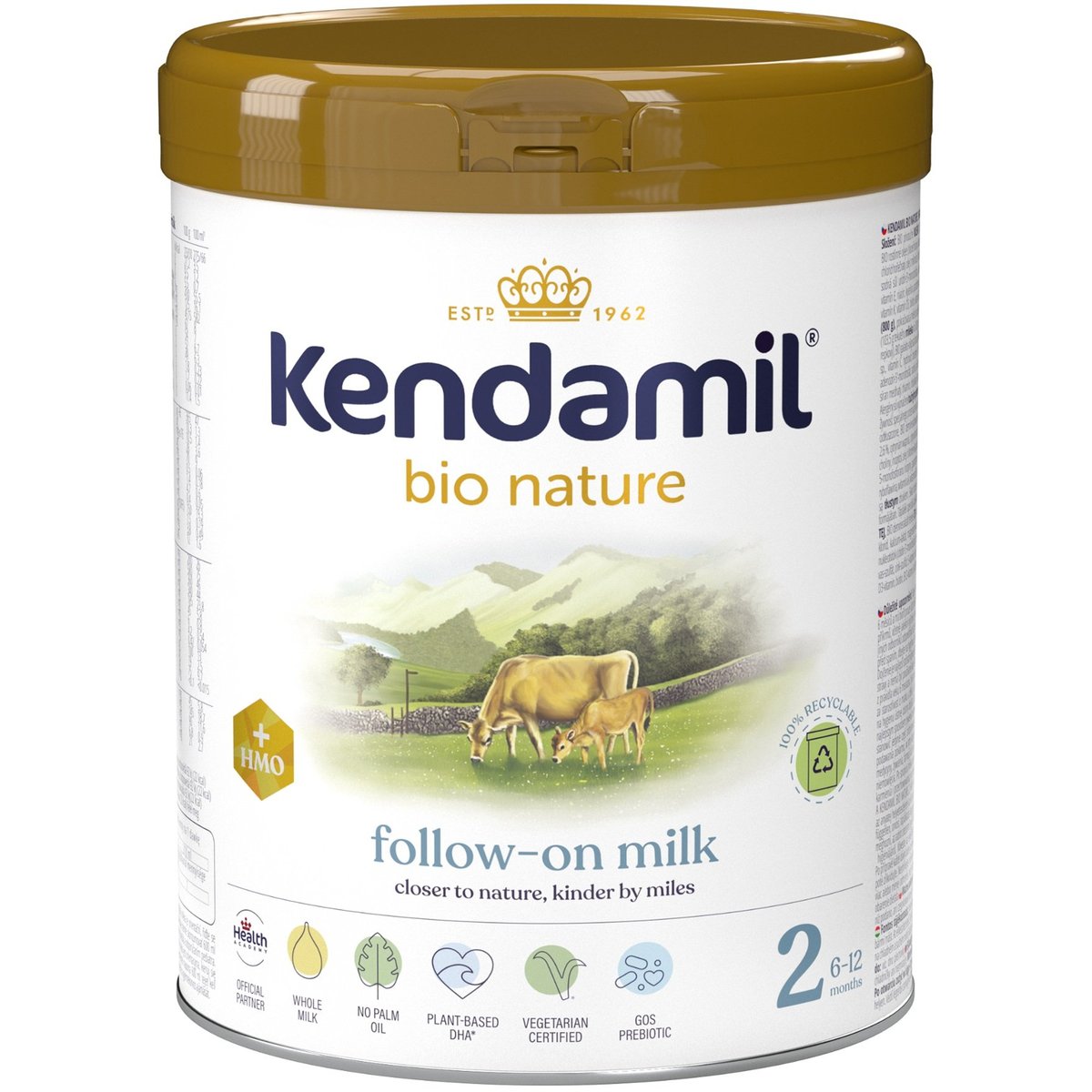 Kendamil BIO Nature pokračovací mléko 2 HMO+