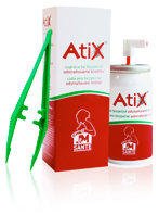Atix sprej pro bezpečné odstraňování klíšťat 9 ml + pinzeta