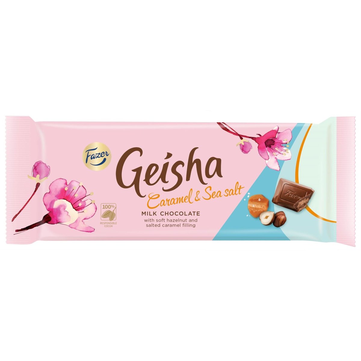 Geisha mléčná čokoláda karamel a mořská sůl