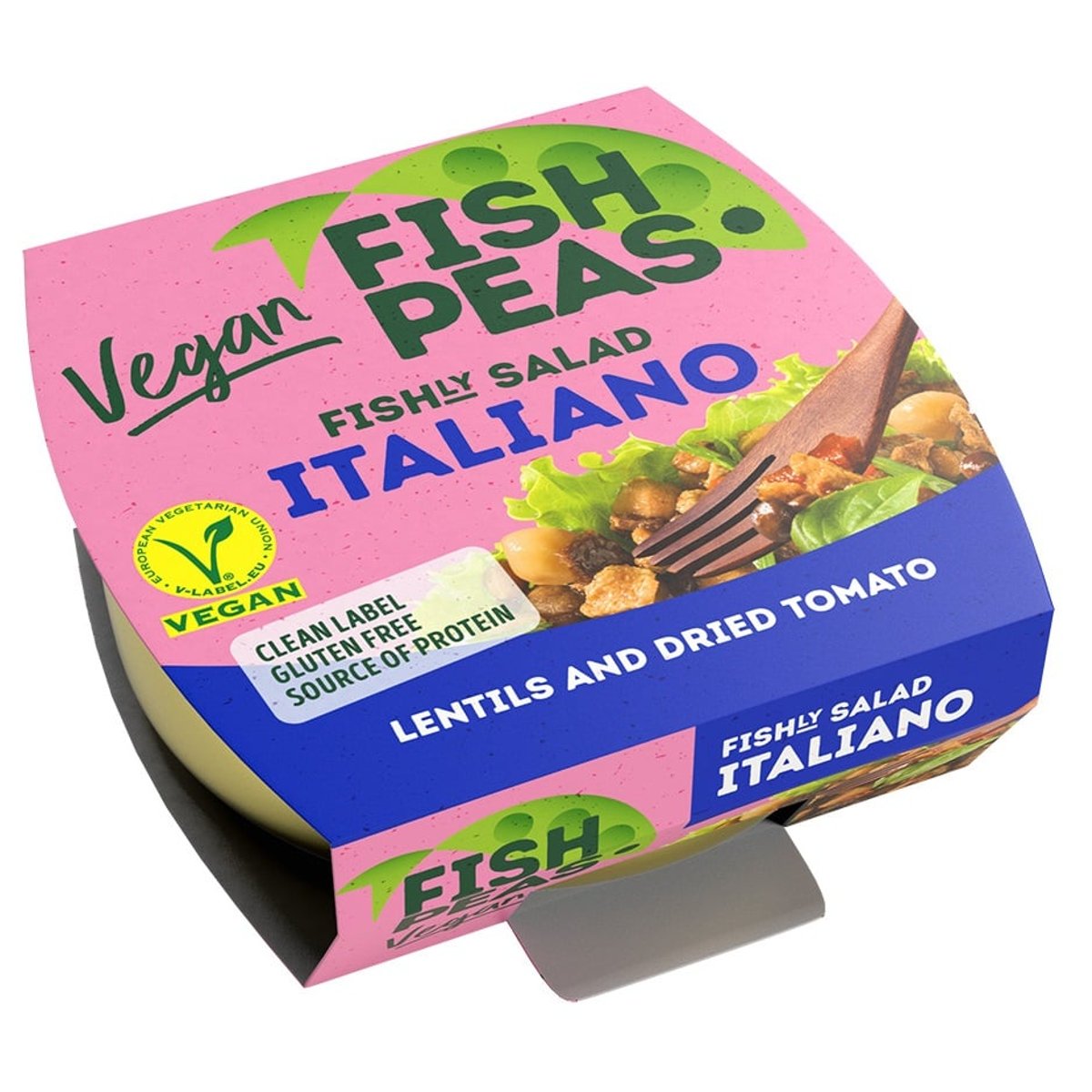 Fish Peas Veganský salát s hrachovou bílkovinou Italiano
