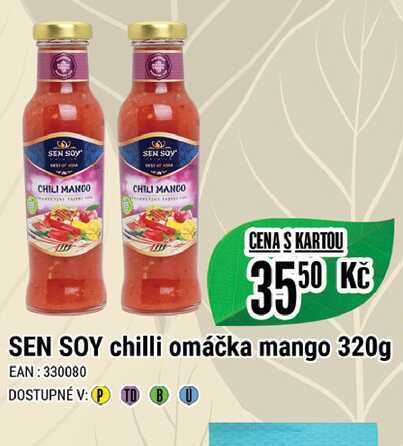 SEN SOY chilli omáčka mango 320g 