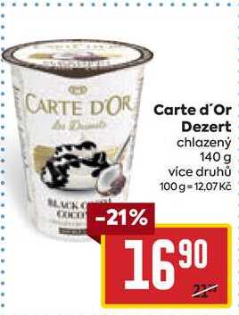 Carte d'Or Dezert chlazený, 140 g